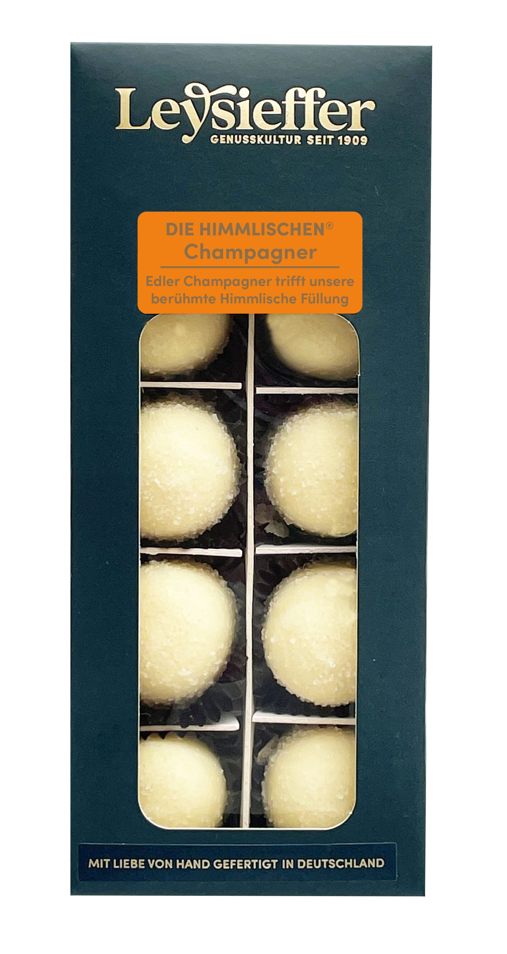 Schokoladen Trüffel „Die Himmlischen“ Champagner 100g Geschenkpackung