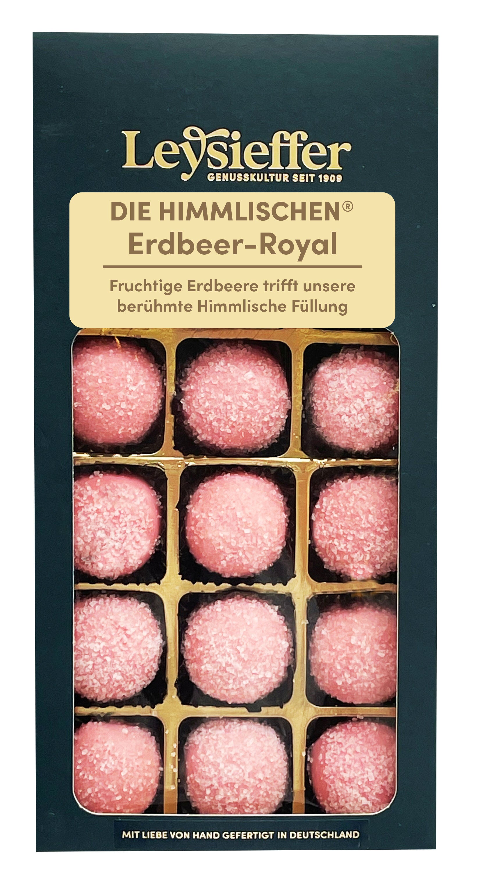 Schokoladen Trüffel „Die Himmlischen“ Erdbeer Royal 180g Geschenkpackung