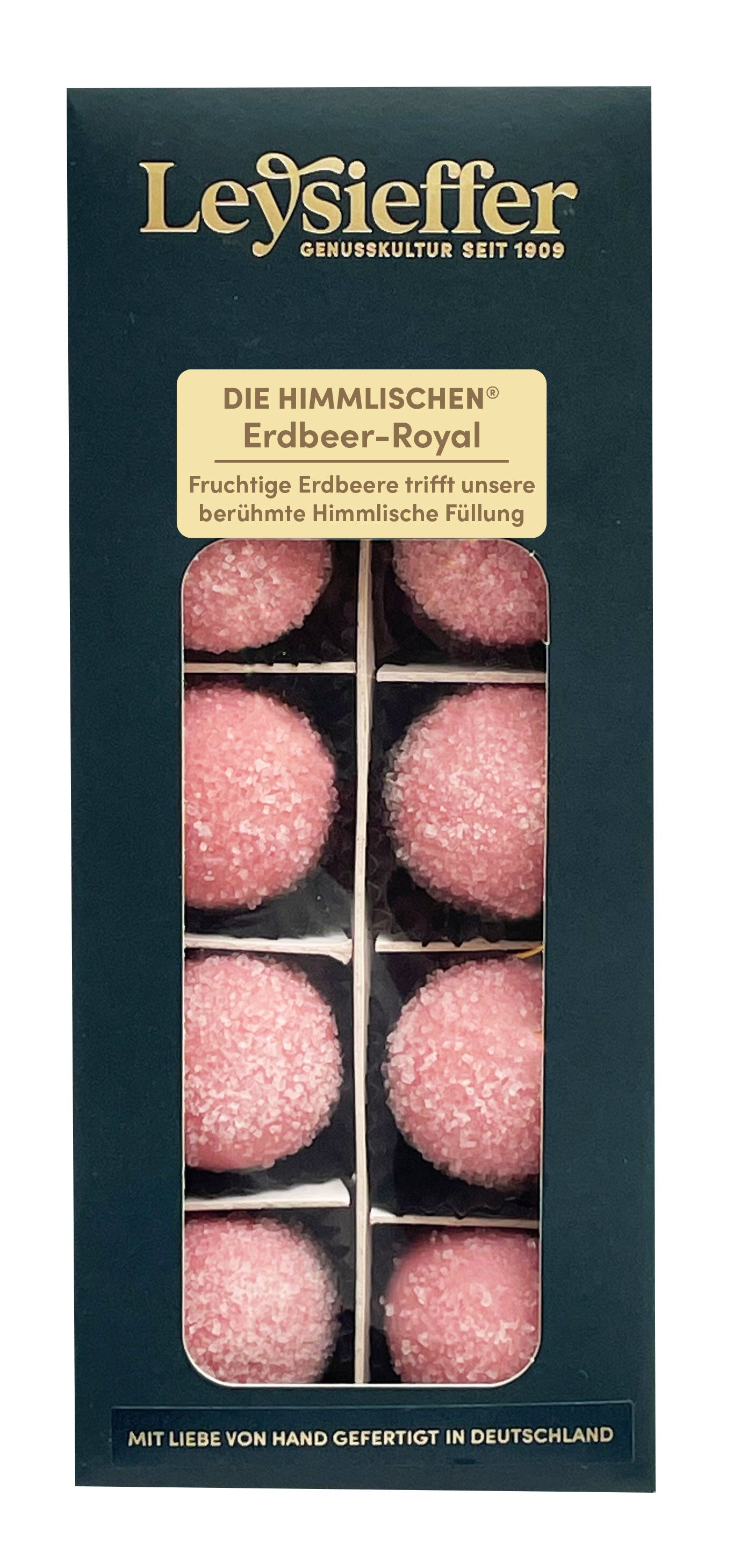 Schokoladen Trüffel „Die Himmlischen“ Erdbeer Royal 100g Geschenkpackung