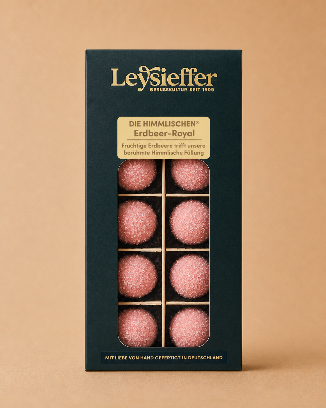 Schokoladen Trüffel „Die Himmlischen“ Erdbeer Royal 100g Geschenkpackung