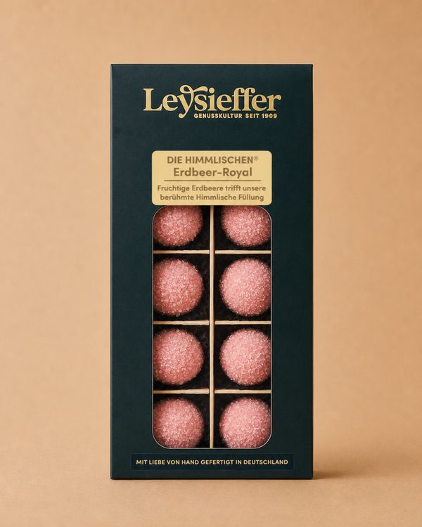 Schokoladen Trüffel „Die Himmlischen“ Erdbeer Royal 100g