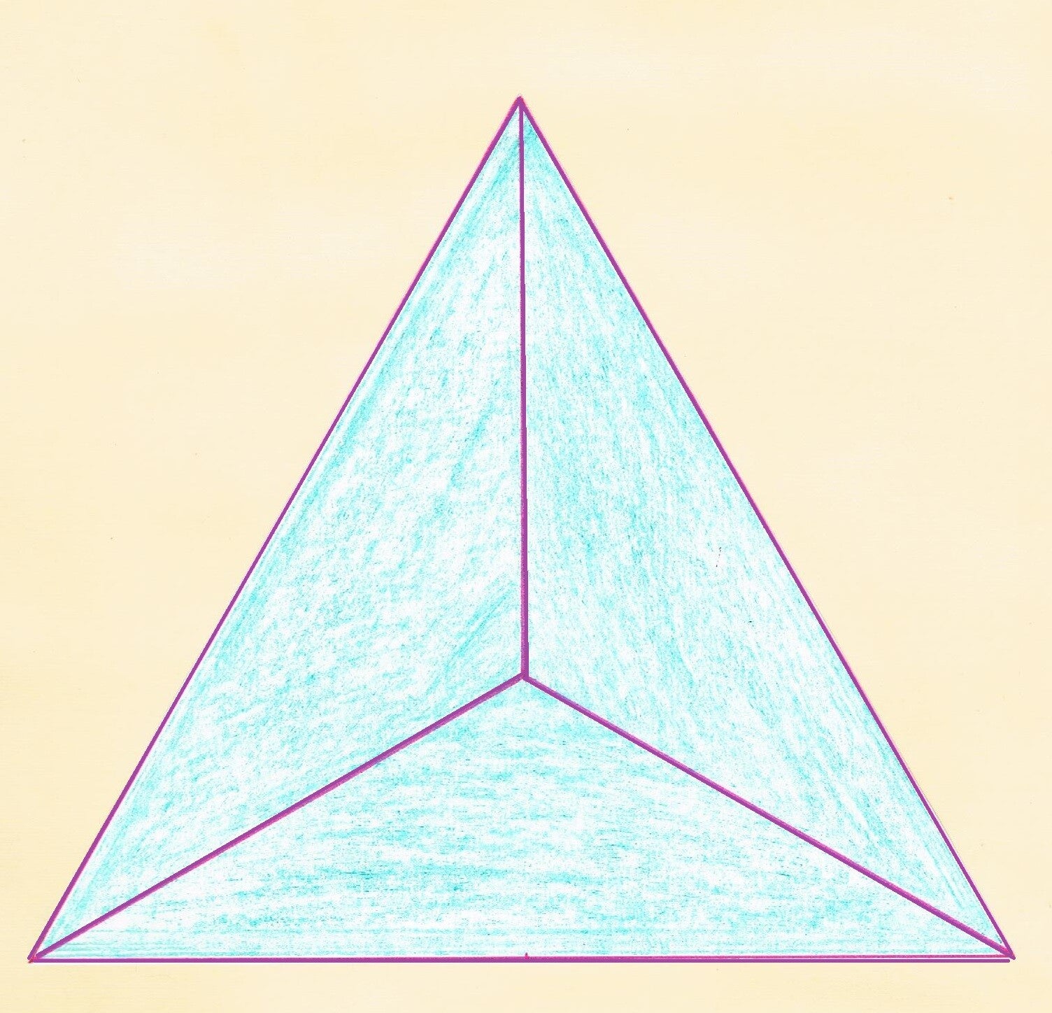 Geometrie Driehoek met driehoek erin