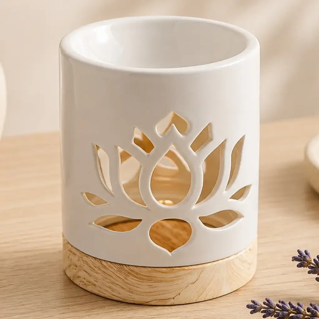 Ceramische geurbrander - waterlelie