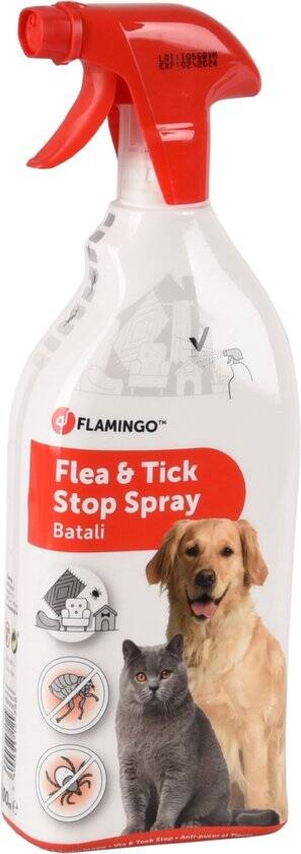 SPRAY ANTIPARASITES BATALI STOP PUCES ET TIQUES SPRAY  800ML