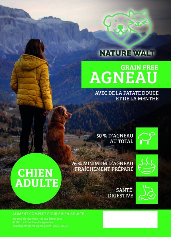 GRAIN FREE AGNEAU  PATATE DOUCE