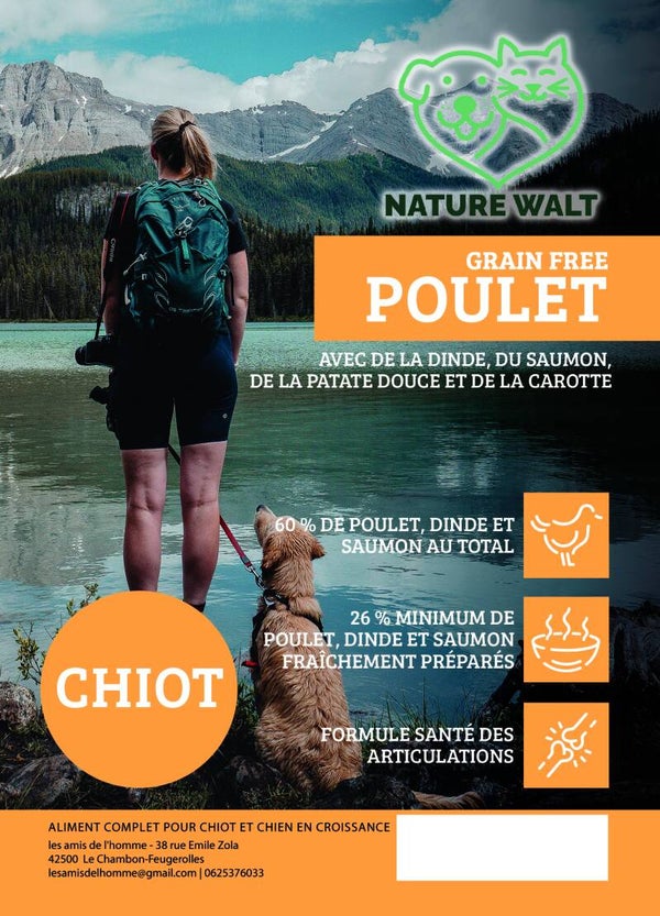 GRAIN FREE CHIOT POULET PATATE DOUCE