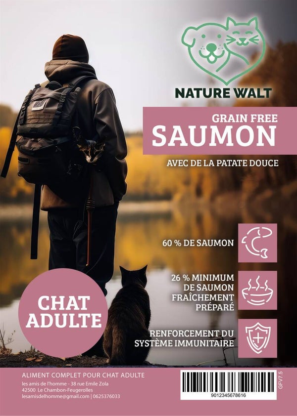 GRAIN FREE CHAT SAUMON