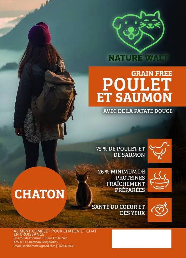 GRAIN FREE CHATON POULET SAUMON