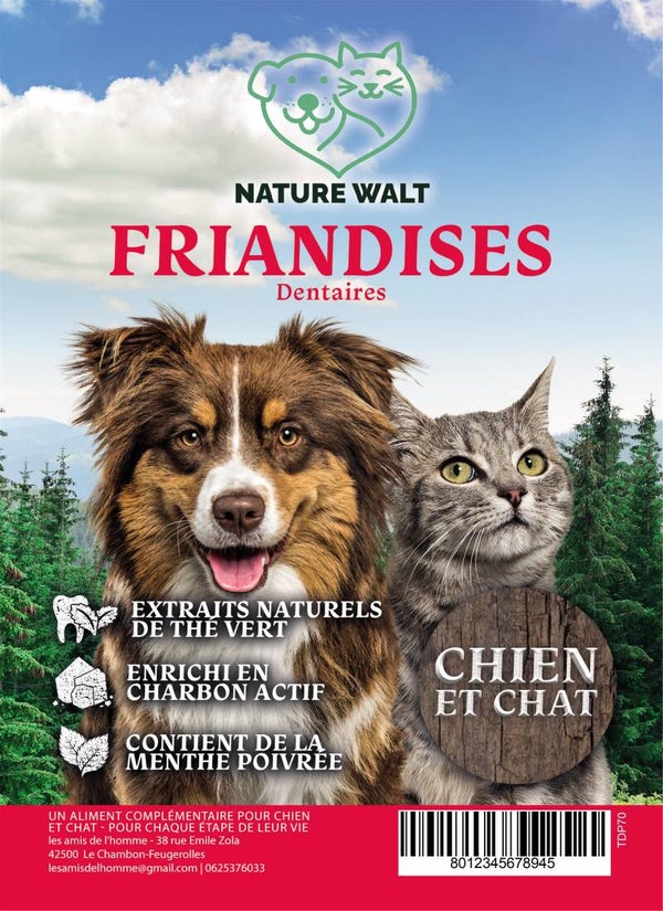 FRIANDISES DENTAIRES SS CEREALES 70G