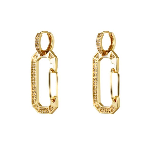 Oorbellen Gina Zirkonia Gold