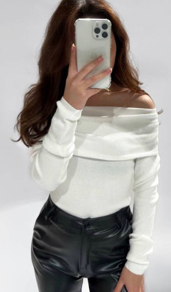 Knit body white 🤍