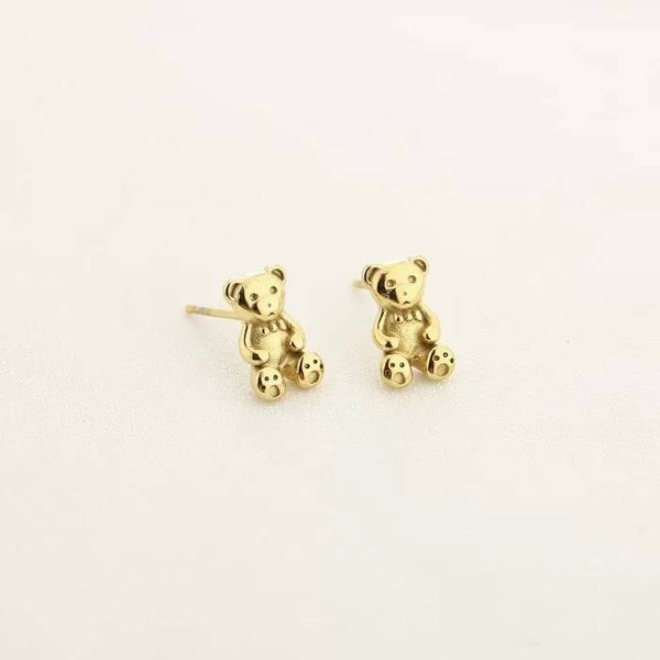 Teddy bear stud goud