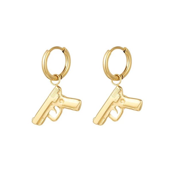 Oorbellen dress to kill goud