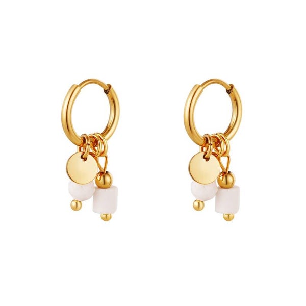 Oorbellen Mila stainless steel Gold