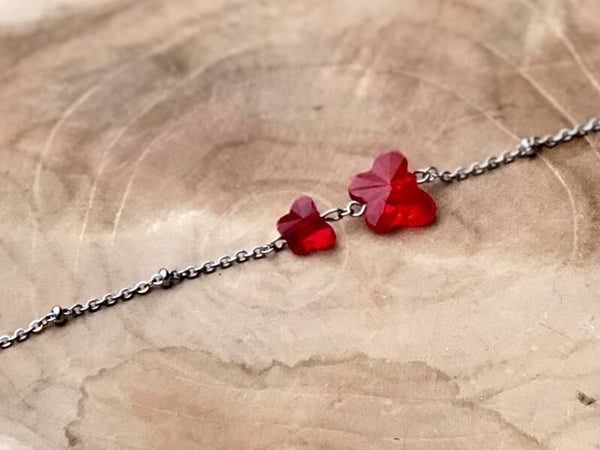 Red butterfly’s silver 