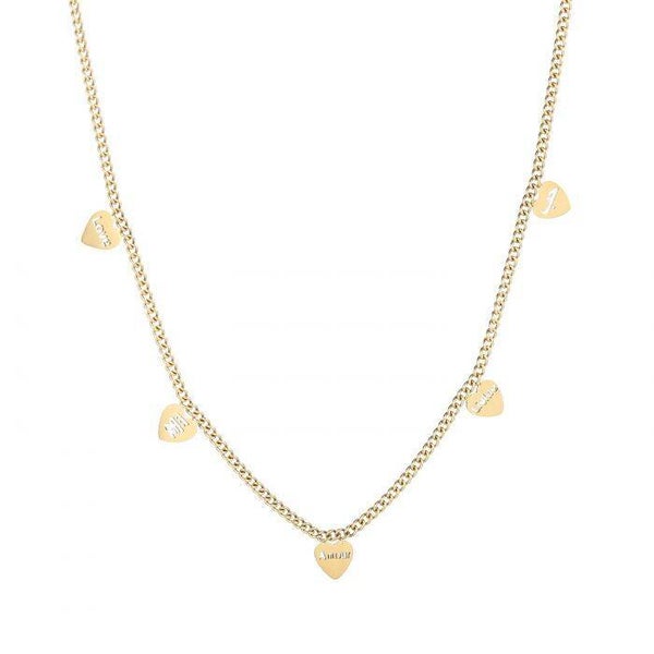 Ketting gevlochten & hart