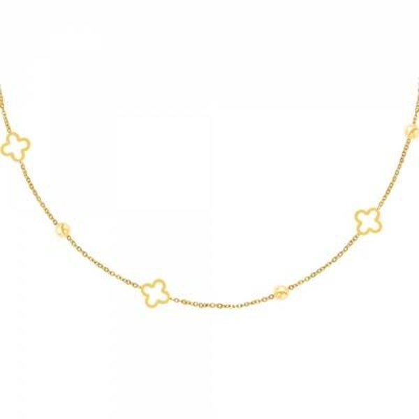 Ketting clover gold