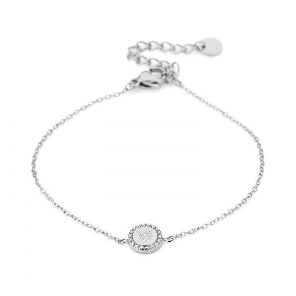 Armband round butterfly