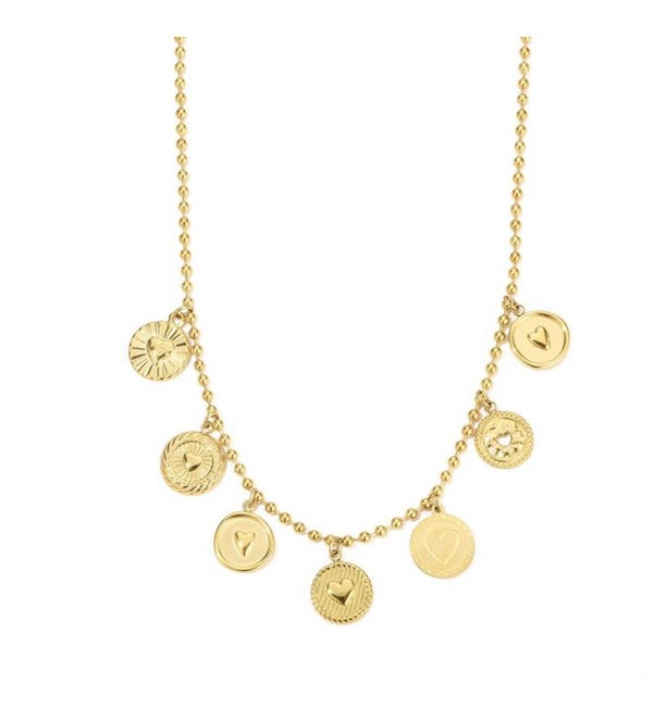 Lots of hearts round neckless