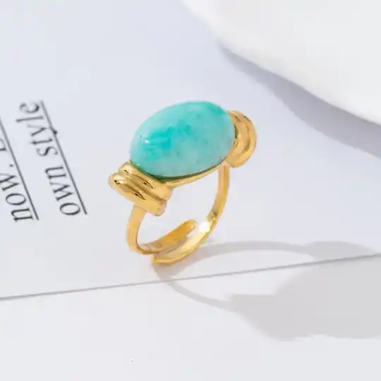 Stone ring turquoise