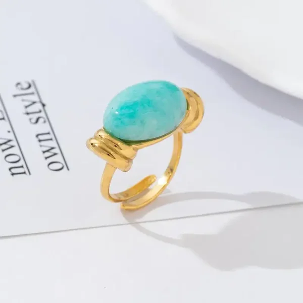 Stone ring turquoise