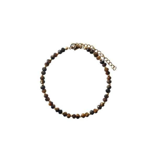 Tijgeroog armband - Stainless steel