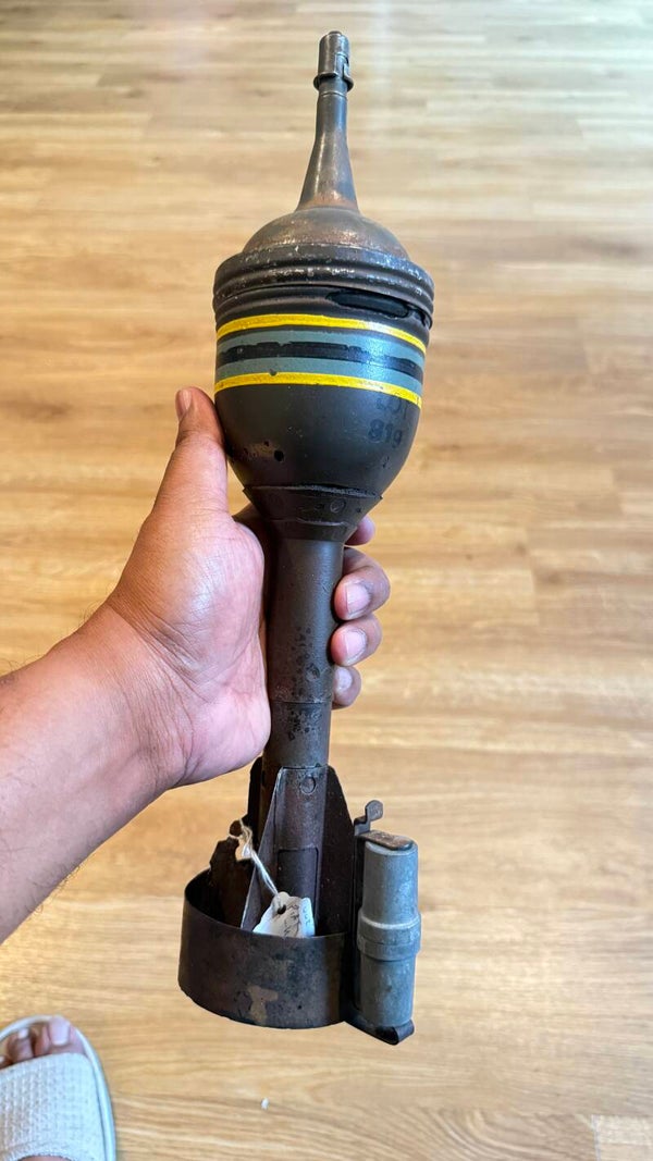 WW2 British PIAT Round with Ignition Fuse