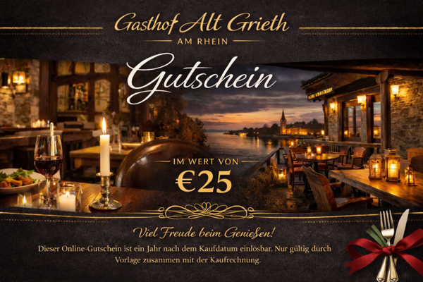 Alt Grieth Gutschein €25