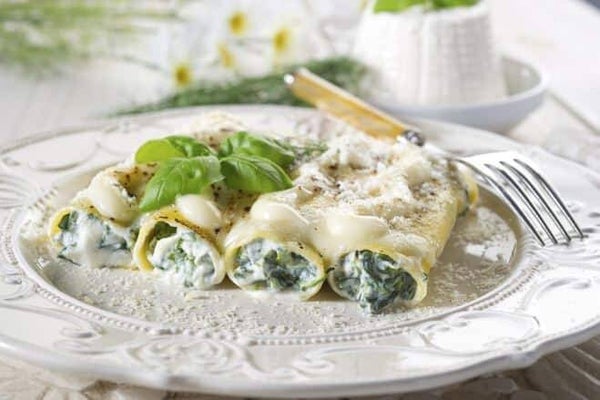 Zaterdag 2 mei Canneloni met 4 kazen