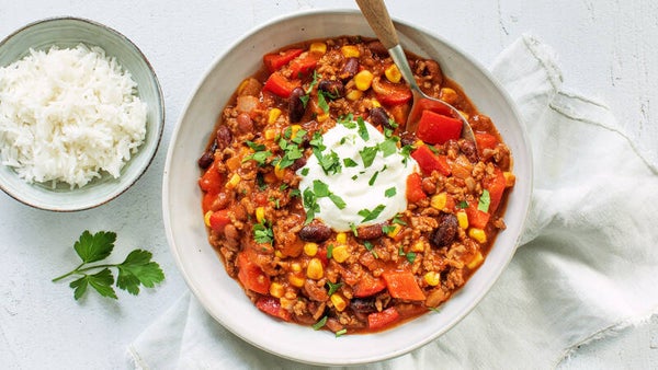 Zaterdag 7 februari Chili con carne