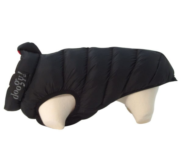 Doudoune lighty Reversible Noire et Rouge T25