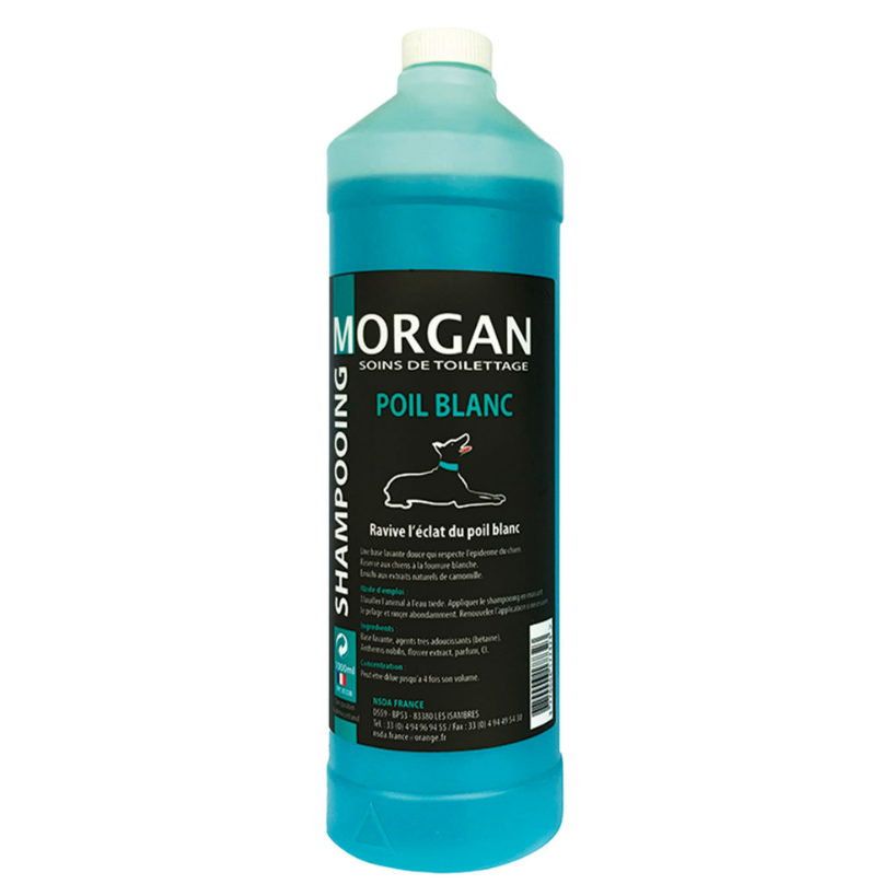 Shampoing Morgan Poil Blanc 1 L
