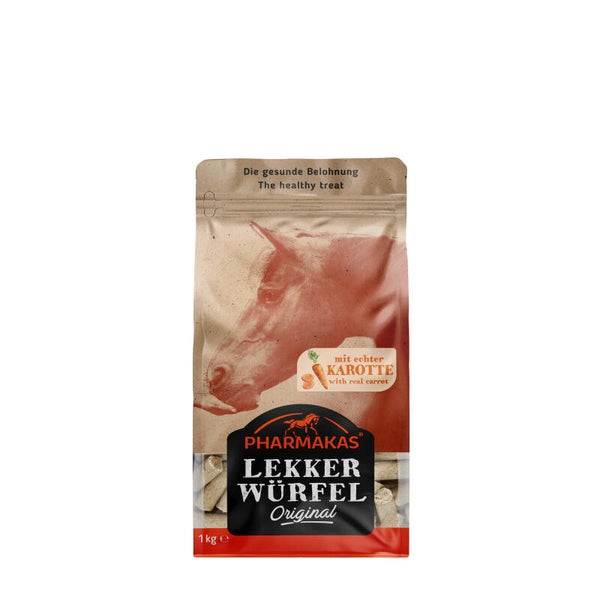 Lekkerwürfel mit echten Karotten