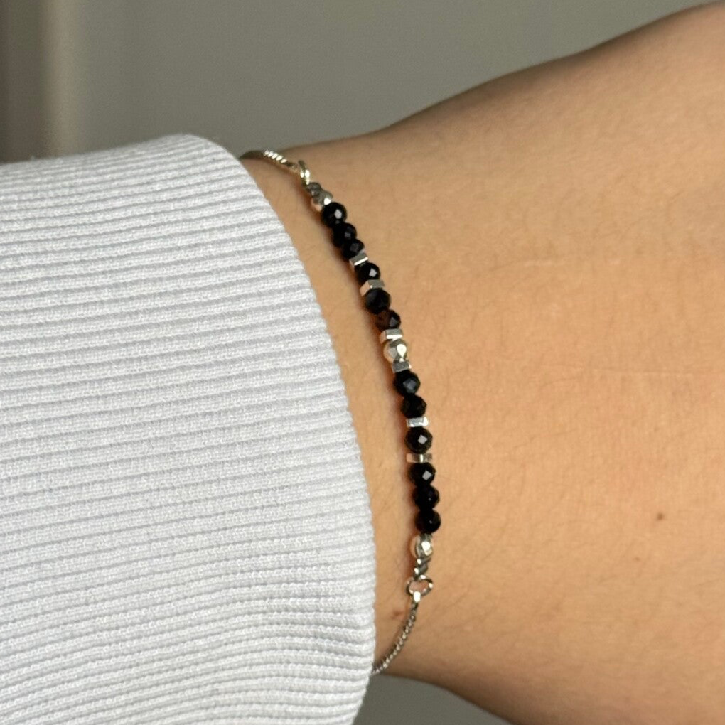 Onyx Original Palladium Armband