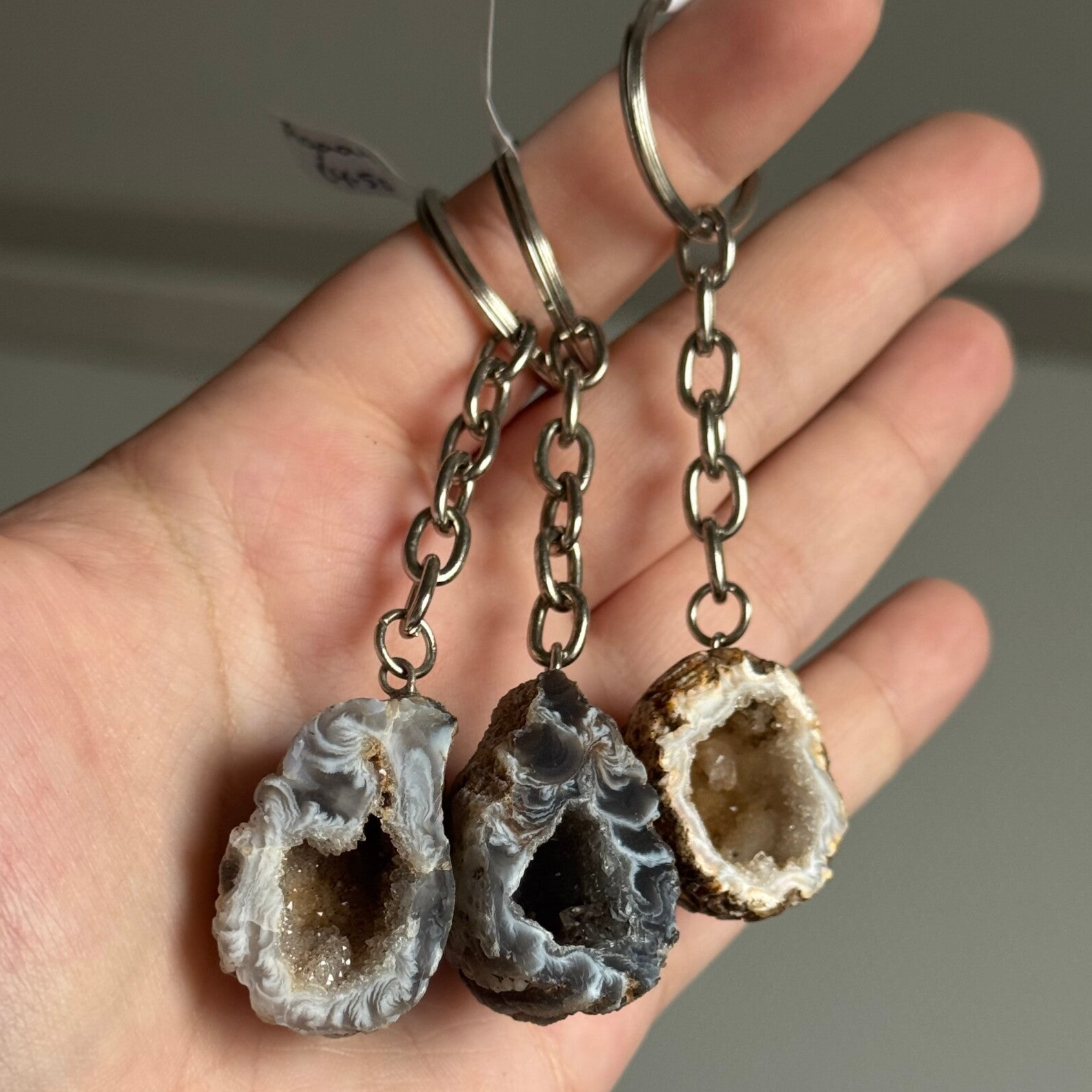 Sleutelhanger Agaat Geode