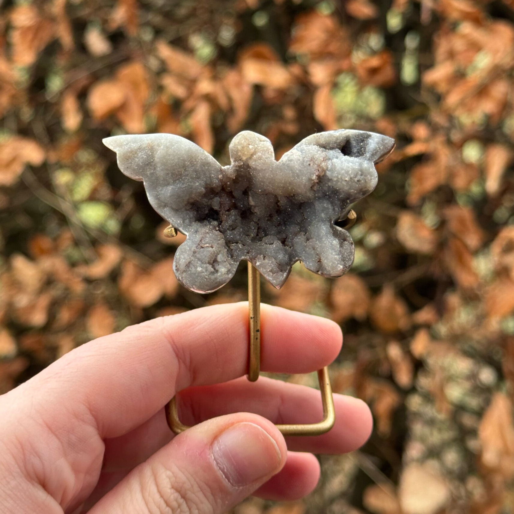 Zeoliet Vlinder op Standaard