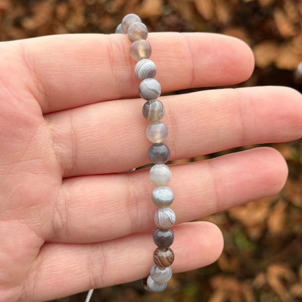 Botswana Agaat Armband - 6MM