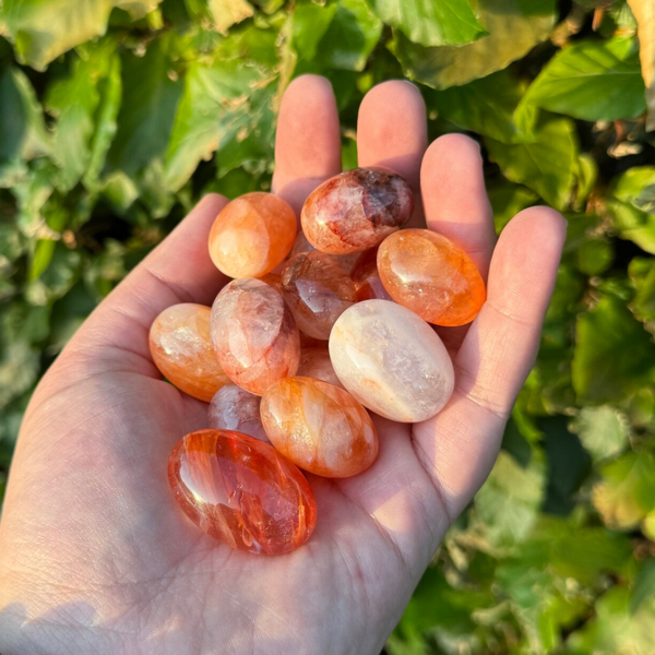 Hematoïde Kwarts/Red Healer Trommelsteen