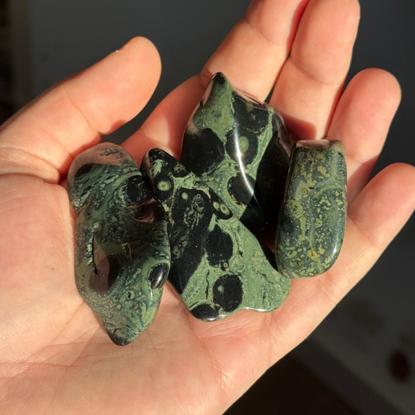 XL Kambaba Jaspis Trommelsteen