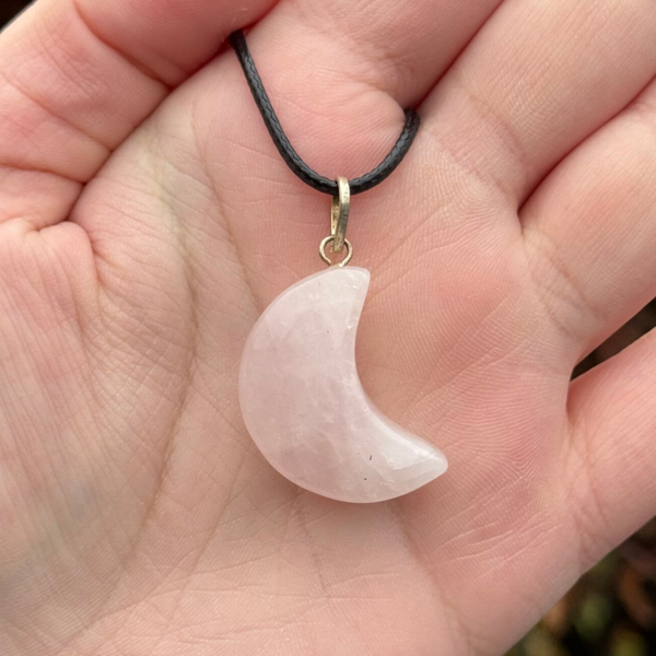 Rozenkwarts Maan Hanger
