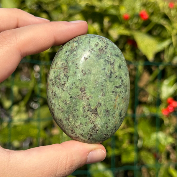 Chrysopraas Handsteen - #HS35