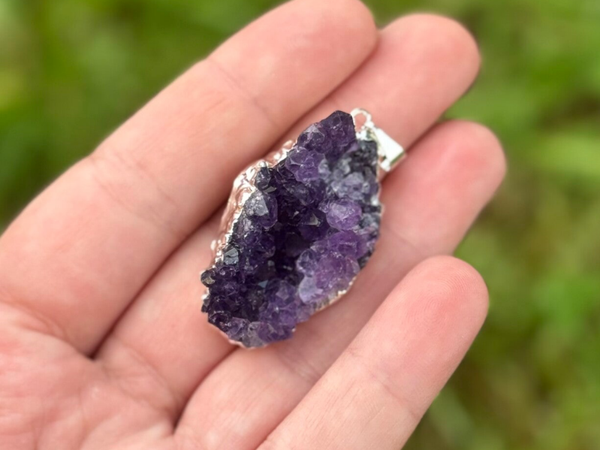 Druzy Amethist Hanger - DA1