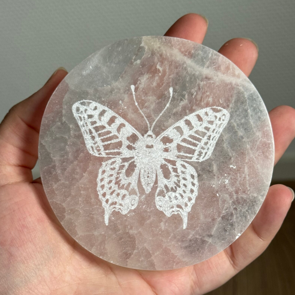 Seleniet Oplaadschijf met Vlinder