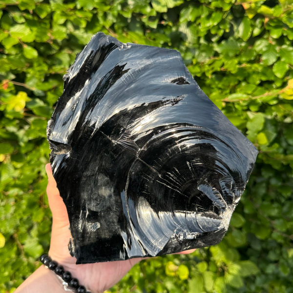 Zwarte Obsidiaan Cut Base