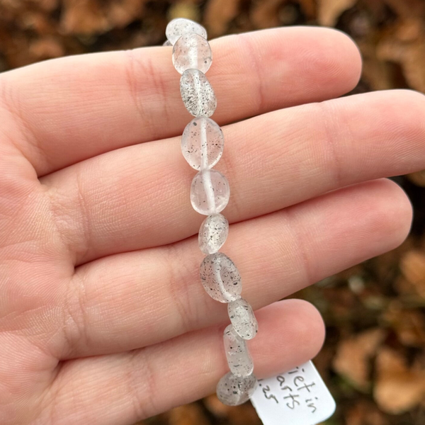 Hematiet in Kwarts Armband - Trommelsteen