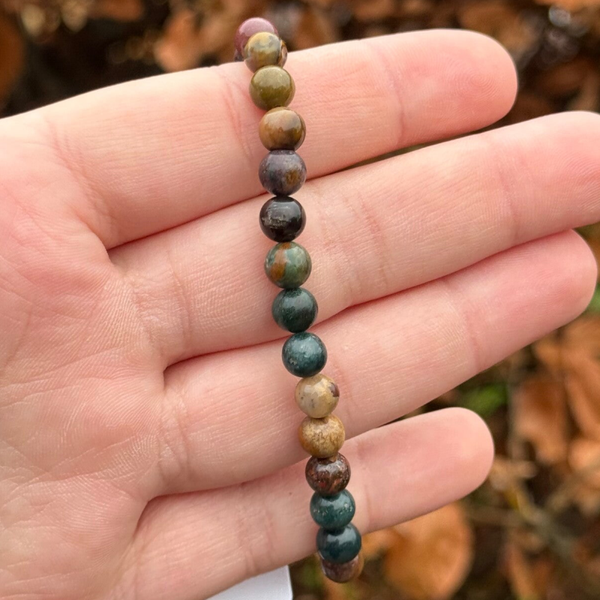 Oceaan Jaspis Armband - 6MM