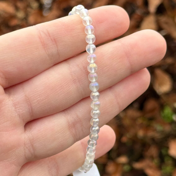 Angel Aura Kwarts Armband - 4MM