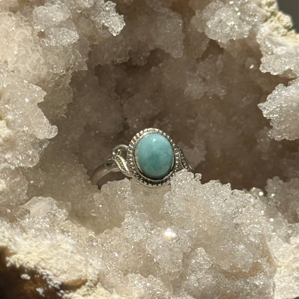 Larimar Ring - Verstelbaar