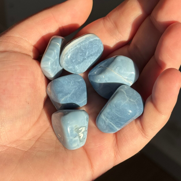 Blauwe Opaal Trommelsteen