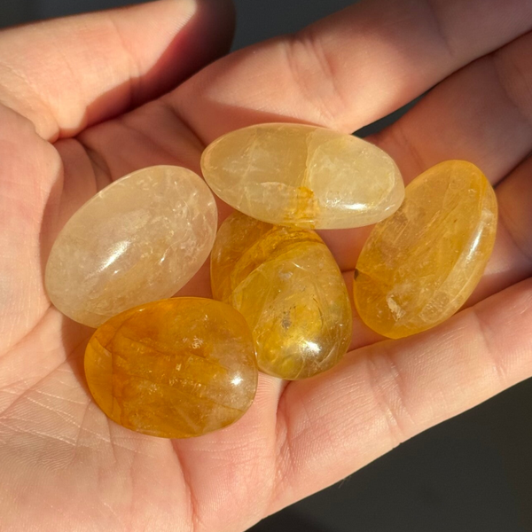Golden Healer (Limonietkwarts) Zaksteen